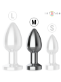 Intense - Plug Anale 10 Vibrazioni Metallo Con Telecomando M - INTENSE ANAL TOYS - Plug e Catene Anali | erosidea.com