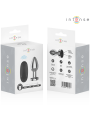 Intense - Plug Anale 10 Vibrazioni Metallo Con Telecomando M - INTENSE ANAL TOYS - Plug e Catene Anali | erosidea.com