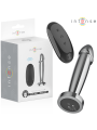 Intense - Anal Plug 10 Vibrazioni Dildo Metallo Con Telecomando S - INTENSE ANAL TOYS - Dildo | erosidea.com