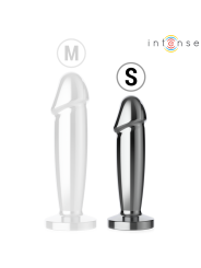 Intense - Anal Plug 10 Vibrazioni Dildo Metallo Con Telecomando S - INTENSE ANAL TOYS - Dildo | erosidea.com