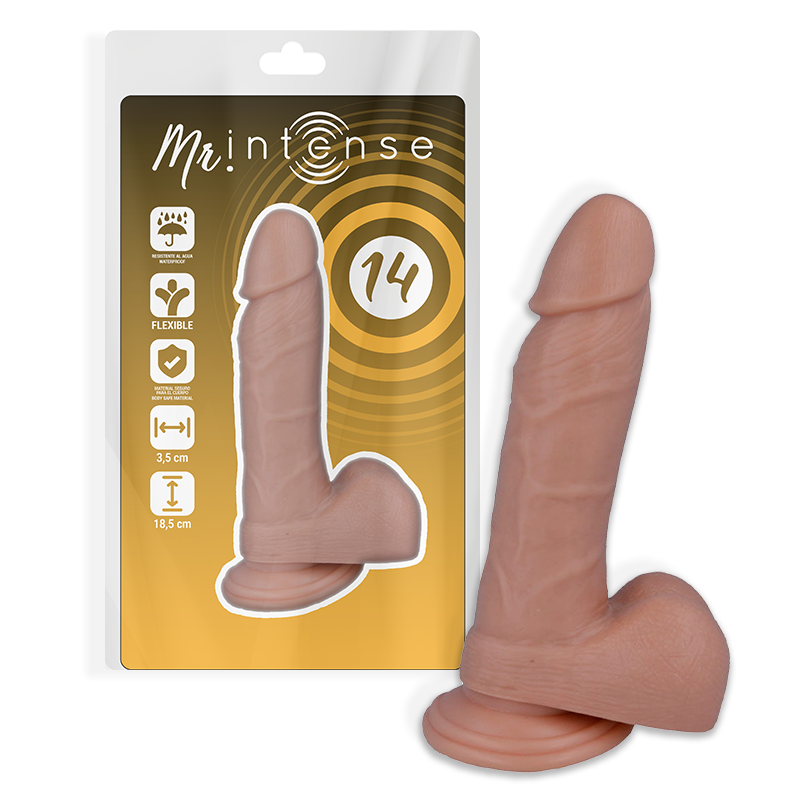 Mr Intense - 14 Dildo Realistico 18.5 cm x 3.8 cm - MR. INTENSE - Dildo Realistici | erosidea.com