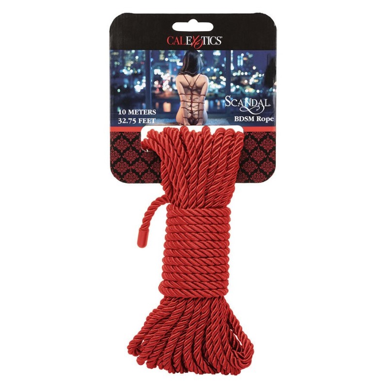 Calexotics - Scandal Corda Rossa Bdsm 10 M - CALEXOTICS - Corde e Nastri | erosidea.com