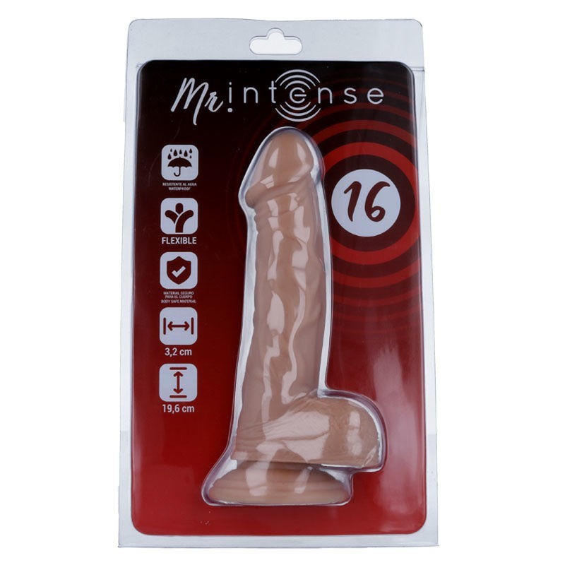 Mr Intense - 16 Dildo Realistico 19.6 cm x 3.2 cm - MR. INTENSE - Dildo Realistici | erosidea.com