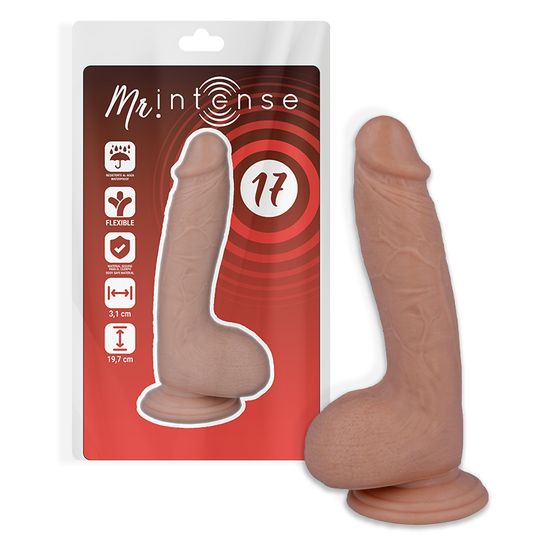 Mr Intense - 17 Dildo Realistico 19.7 cm x 3.1 cm - MR. INTENSE - Dildo Realistici | erosidea.com