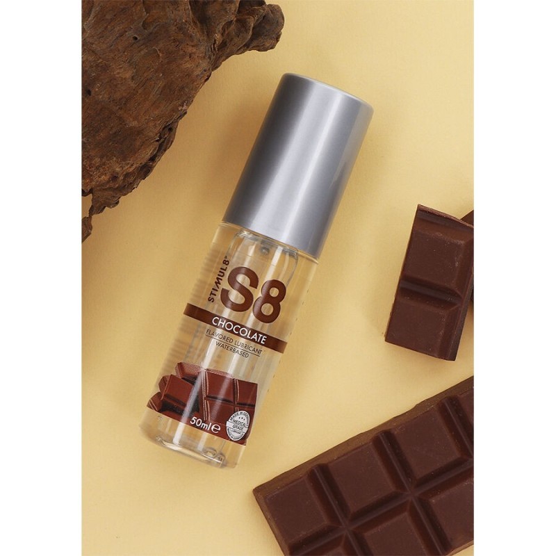 Stimul8 - S8 Lubrificante Al Cioccolato 50 Ml - STIMUL8 - Aromatizzati e Commestibili | erosidea.com