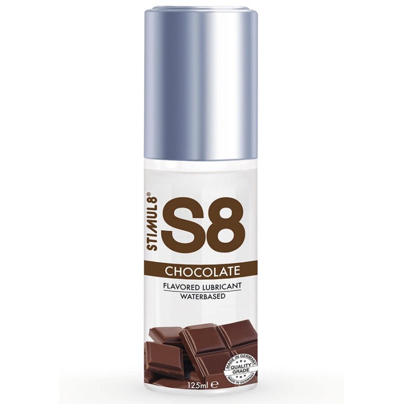 Stimul8 - S8 Lubrificante Al Cioccolato 125 Ml - STIMUL8 - Aromatizzati e Commestibili | erosidea.com