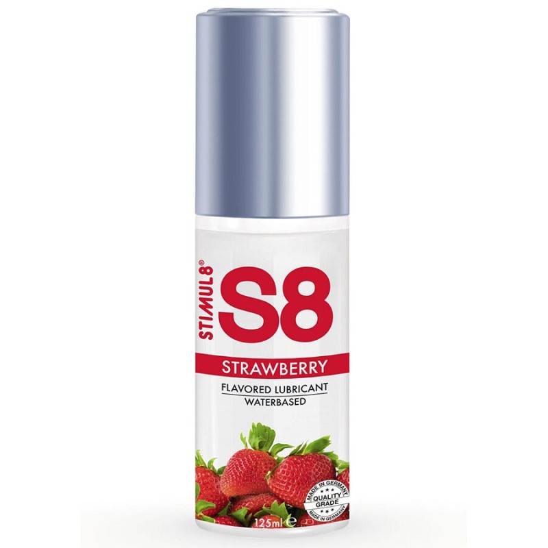 Stimul8 - S8 Lubrificante Alla Fragola 125 Ml - STIMUL8 - Aromatizzati e Commestibili | erosidea.com
