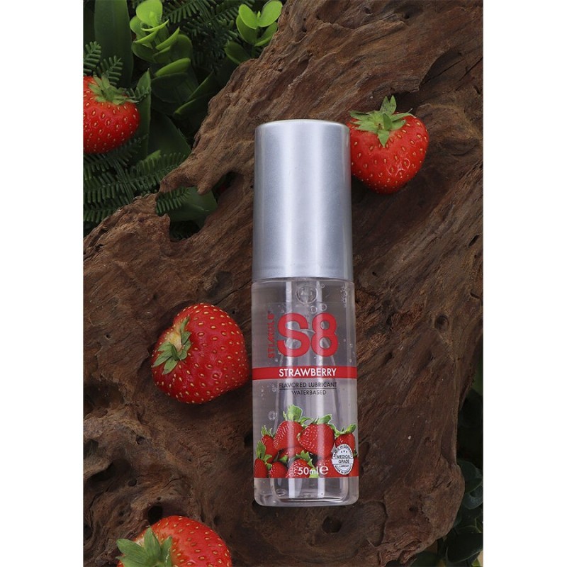 Stimul8 - S8 Lubrificante Alla Fragola 125 Ml - STIMUL8 - Aromatizzati e Commestibili | erosidea.com
