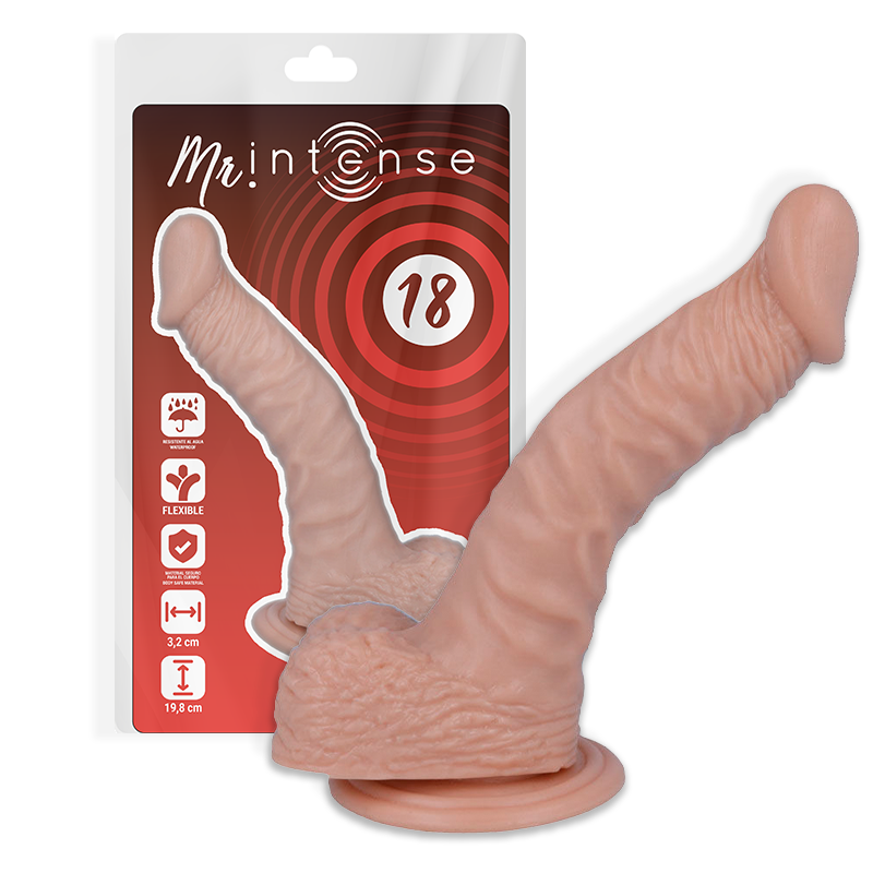 Mr Intense - 18 Dildo Realistico 19.8 cm x 3.2 cm - MR. INTENSE - Dildo Realistici | erosidea.com