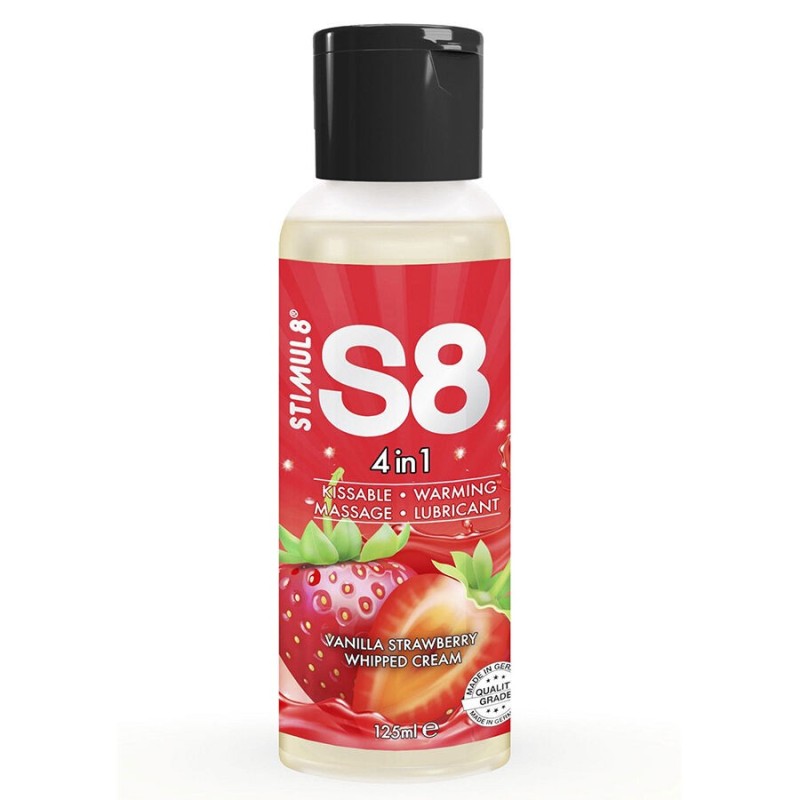 Stimul8 - S8 Lubrificante 4 In 1 Al Dessert Alla Fragola 125 Ml - STIMUL8 - Aromatizzati e Commestibili | erosidea.com