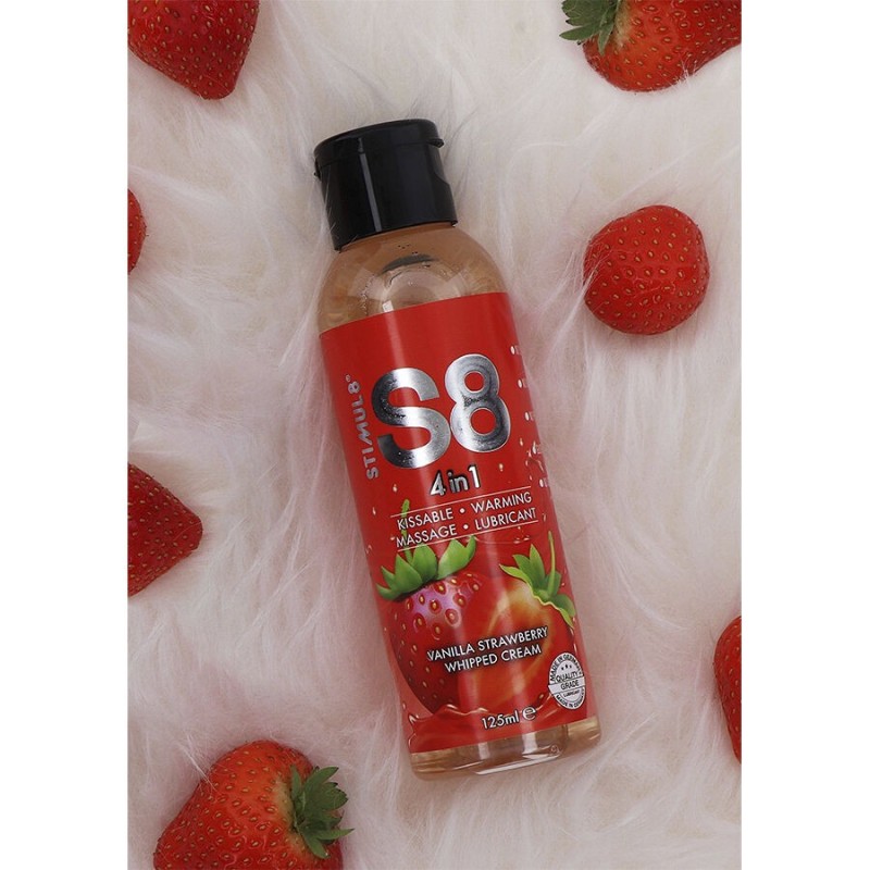 Stimul8 - S8 Lubrificante 4 In 1 Al Dessert Alla Fragola 125 Ml - STIMUL8 - Aromatizzati e Commestibili | erosidea.com