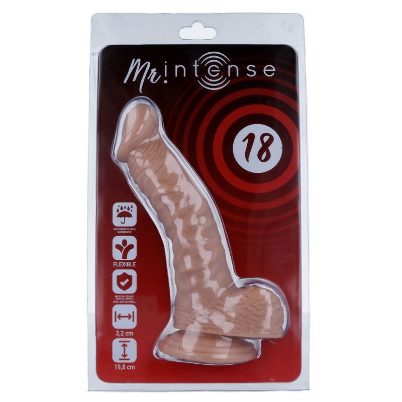 Mr Intense - 18 Dildo Realistico 19.8 cm x 3.2 cm - MR. INTENSE - Dildo Realistici | erosidea.com