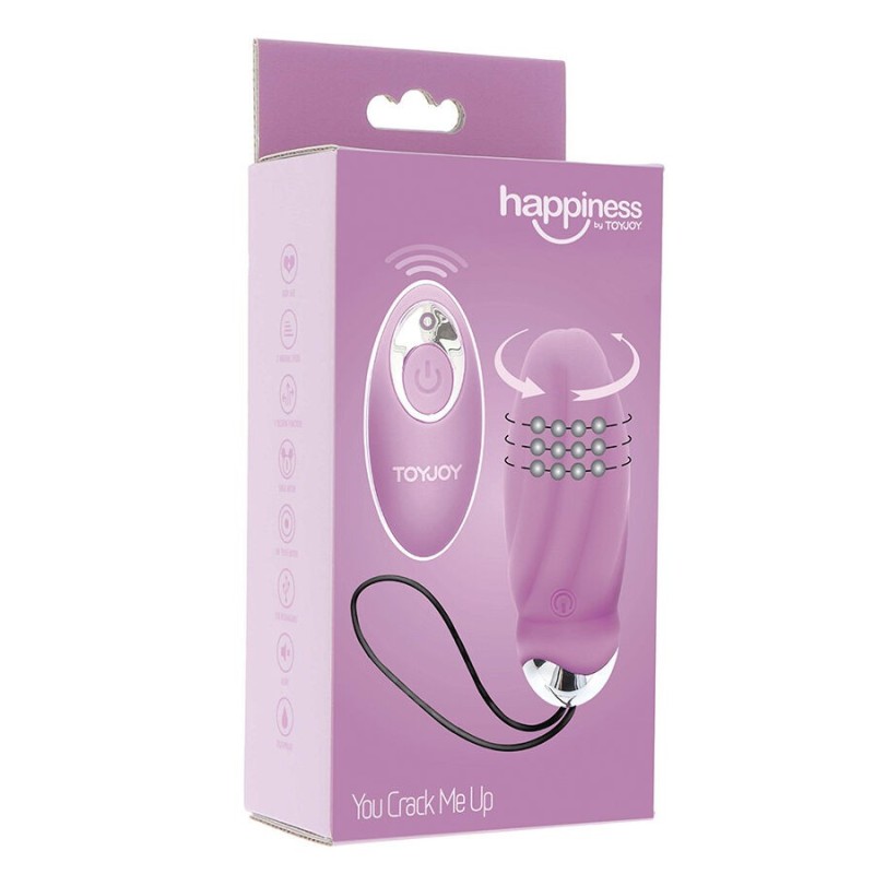 Toyjoy - Vibratore Rosa Con Telecomando Per La Felicit€ Che Mi Fai Crepuscolare - TOYJOY - Ovetti Palline Sfere | erosidea.com