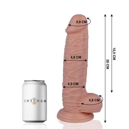 Mr Intense - 20 Dildo Realistico 20 cm x 4.6 cm - MR. INTENSE - Dildo Realistici | erosidea.com