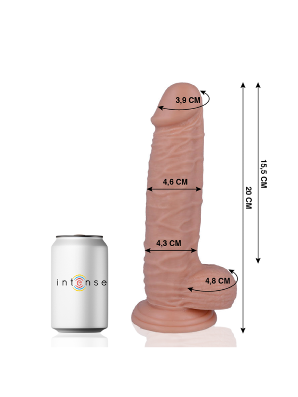 Mr Intense - 20 Dildo Realistico 20 cm x 4.6 cm - MR. INTENSE - Dildo Realistici | erosidea.com