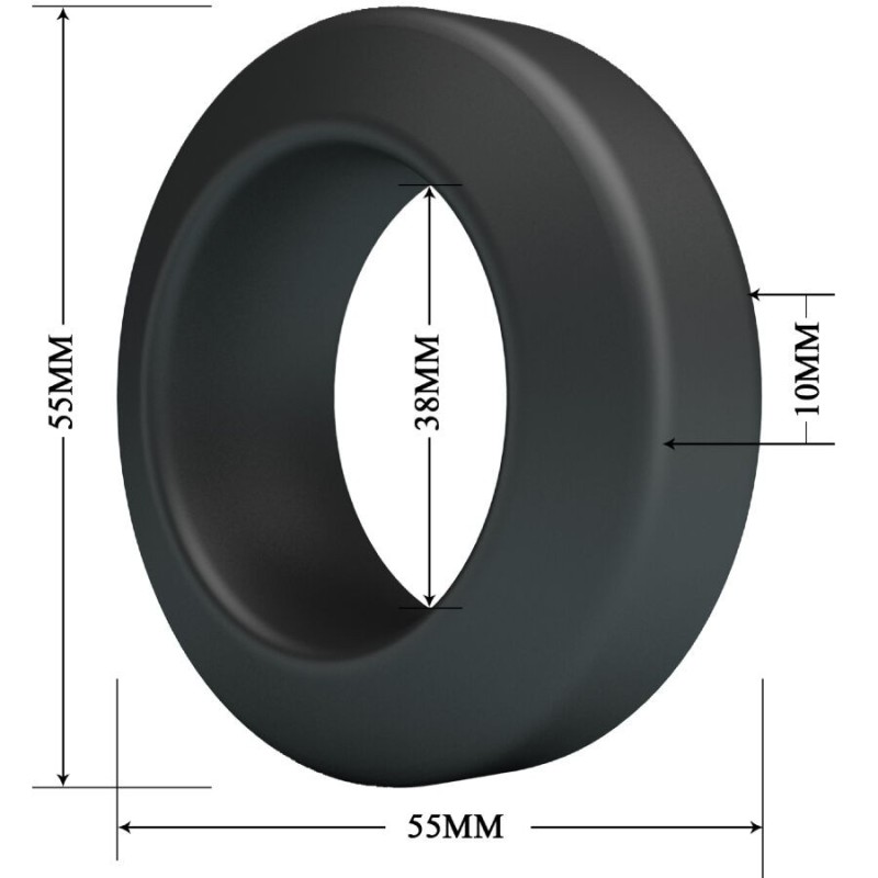 Crazy Bull - Brodan Anello In Silicone Modello 9 - CRAZY BULL - Anelli Fallici | erosidea.com