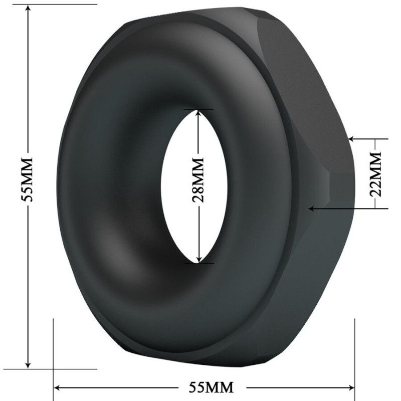 Crazy Bull - Anello In Silicone Jarvius Modello 14 - CRAZY BULL - Anelli Fallici | erosidea.com