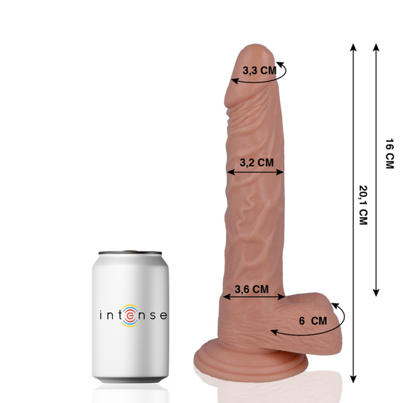 Mr Intense - 21 Dildo Realistico 20.1 cm x 3.2 cm - MR. INTENSE - Dildo Realistici | erosidea.com