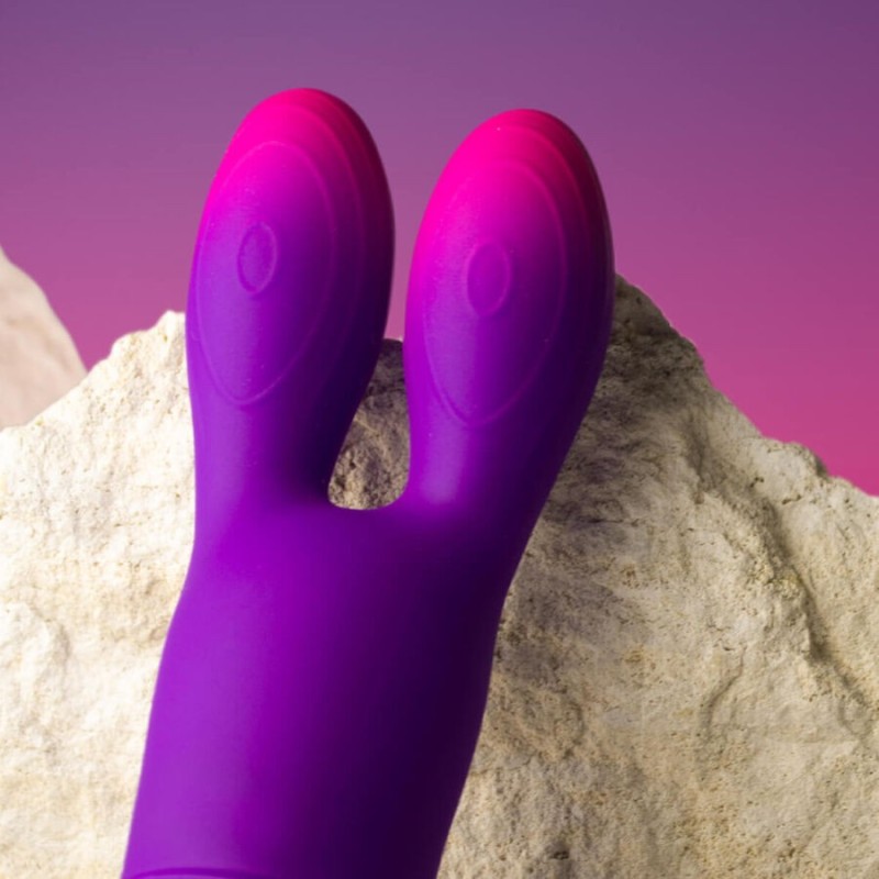 Rocks-Off - Vibratore Flessibile Glo-Girl Bunny Viola - ROCKS-OFF - Vibratori | erosidea.com