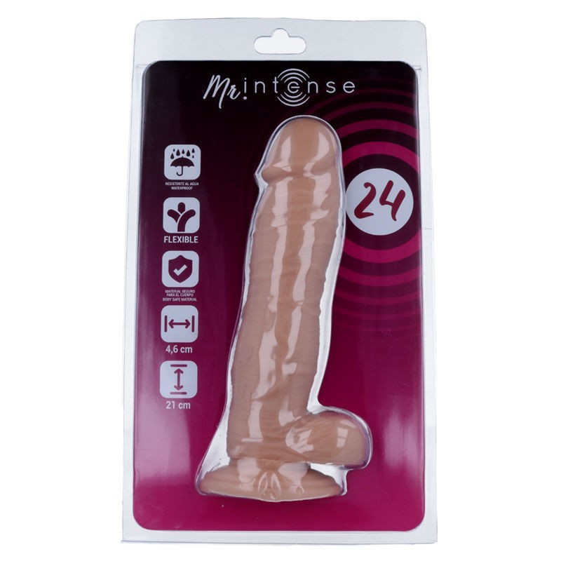 Mr Intense - 24 Dildo Realistico 21 cm x 4.6 cm - MR. INTENSE - Dildo Realistici | erosidea.com