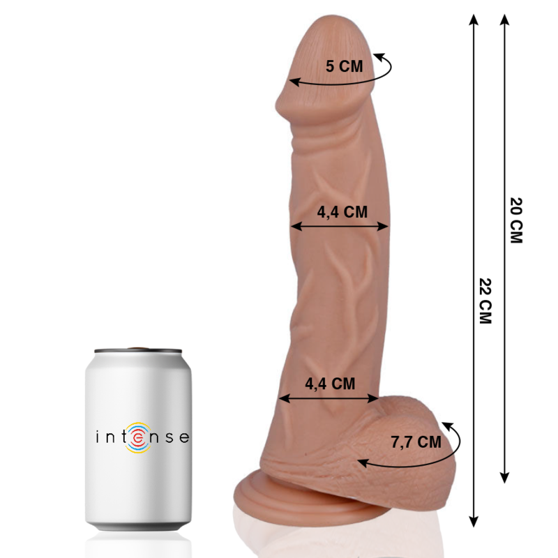 Mr Intense - 26 Dildo Realistico 22 cm x 4.4 cm - MR. INTENSE - Dildo Realistici | erosidea.com