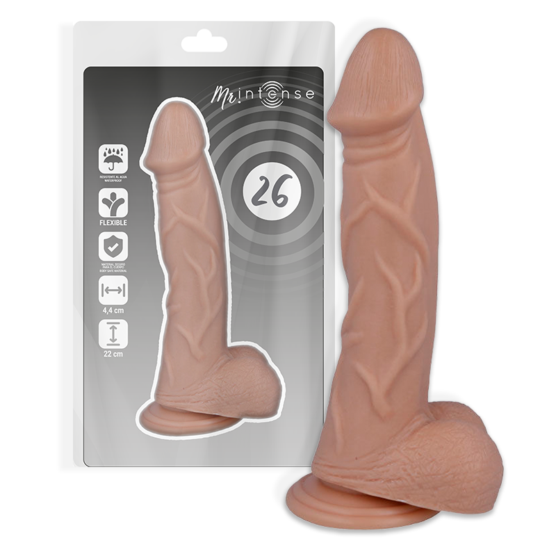 Mr Intense - 26 Dildo Realistico 22 cm x 4.4 cm - MR. INTENSE - Dildo Realistici | erosidea.com