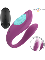 Intense - Annie Vibratore E Stimolatore A Forma Di U Telecomando Viola - INTENSE COUPLES TOYS - Vibratori | erosidea.com