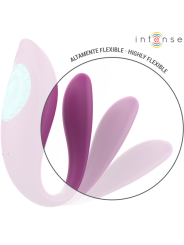 Intense - Annie Vibratore E Stimolatore A Forma Di U Telecomando Viola - INTENSE COUPLES TOYS - Vibratori | erosidea.com