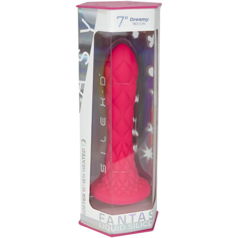 Silexd - Dildo Da Sogno Fantasy Silicone Liquido Termoreattivo Fucsia 185 Cm - - Dildo Speciali | erosidea.com