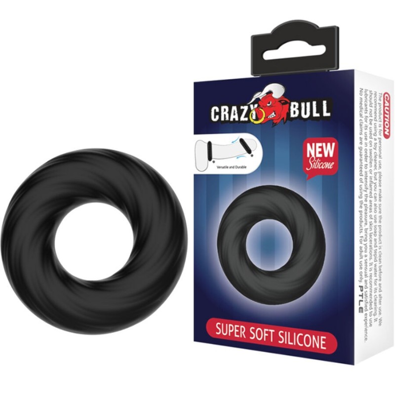 Crazy Bull - Anello In Silicone A Spirale - CRAZY BULL - Anelli Fallici | erosidea.com