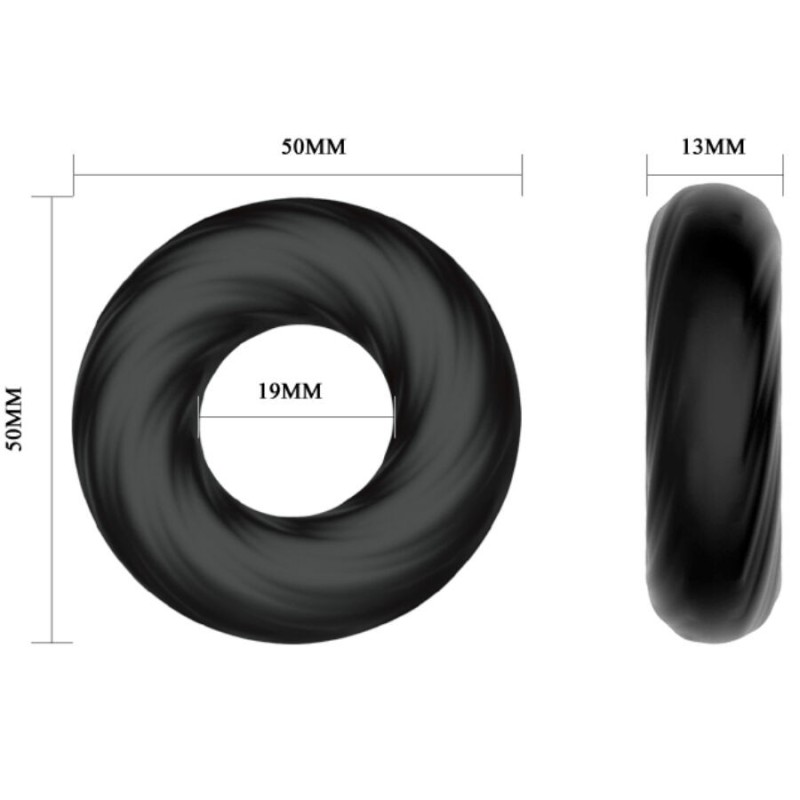 Crazy Bull - Anello In Silicone A Spirale - CRAZY BULL - Anelli Fallici | erosidea.com