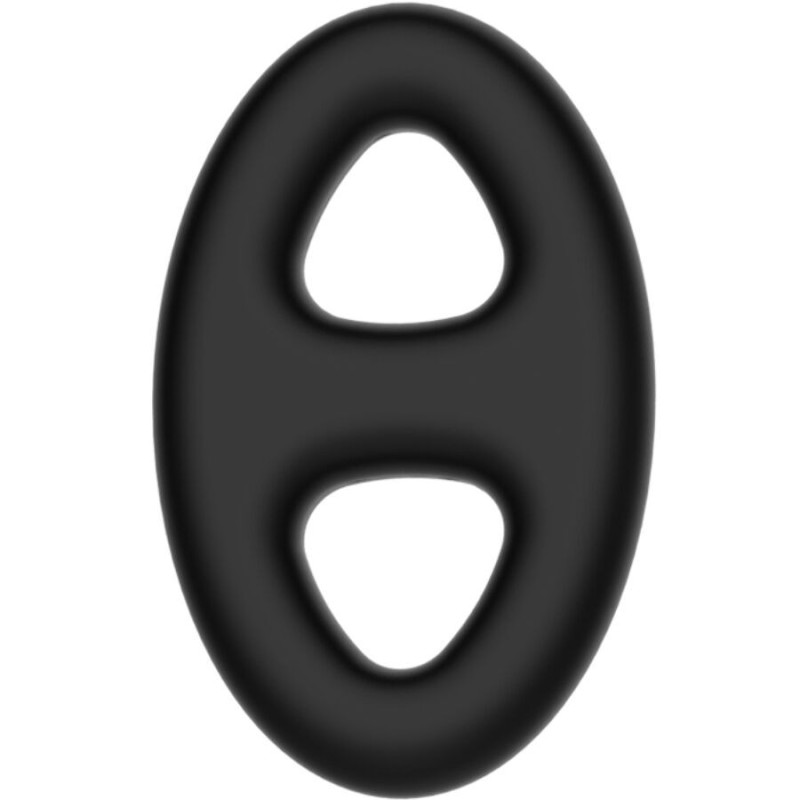 Crazy Bull - Anello Doppio Ovale In Silicone - CRAZY BULL - Anelli Fallici | erosidea.com