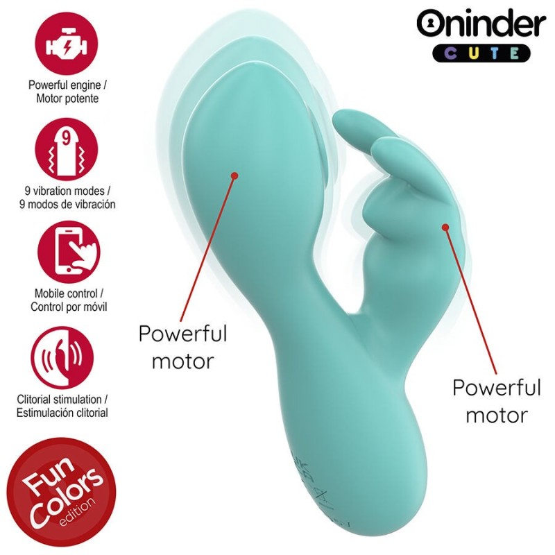 Oninder Cute - Vibratore Clitoride Punto G Love Bunny - App Gratuita - ONINDER CUTE - Vibratori con App | erosidea.com