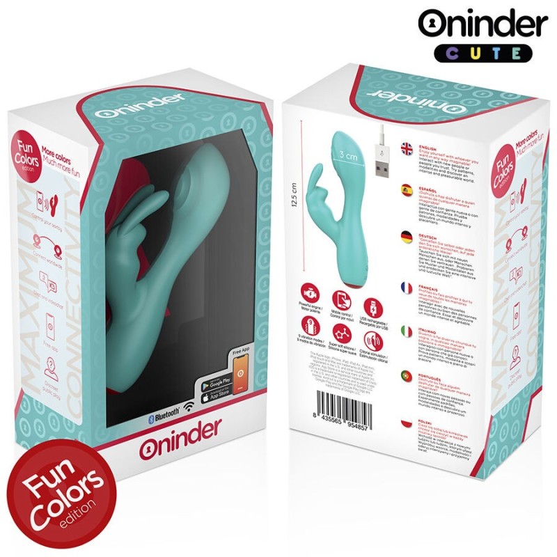 Oninder Cute - Vibratore Clitoride Punto G Love Bunny - App Gratuita - ONINDER CUTE - Vibratori con App | erosidea.com