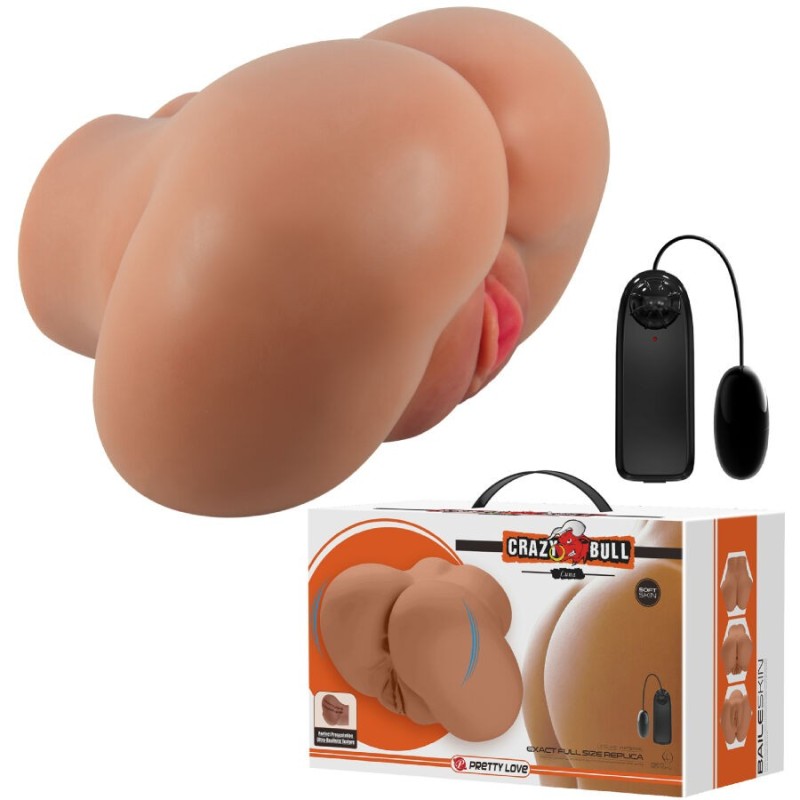 Crazy Bull - Vibratore Luna Con Vagina Realistica E Controllo Ano Remoto - CRAZY BULL - Masturbatori Vagina | erosidea.com