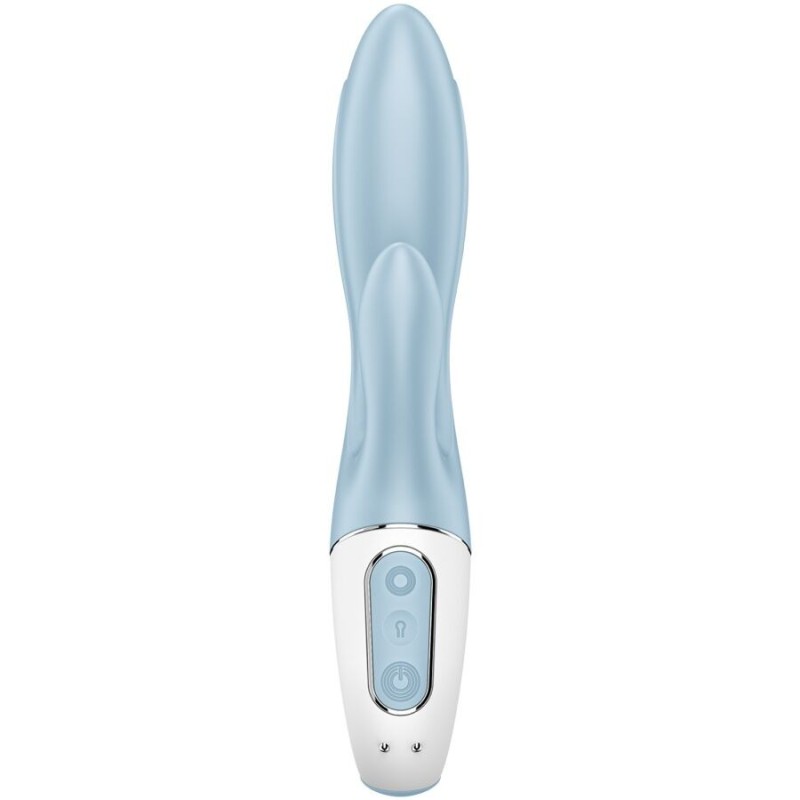 Satisfyer - Air Pump Bunny 1 Vibratore Gonfiabile Rabbit Blu - SATISFYER VIBRATOR - Vibratori Rabbit | erosidea.com
