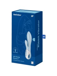 Satisfyer - Air Pump Bunny 1 Vibratore Gonfiabile Rabbit Blu - SATISFYER VIBRATOR - Vibratori Rabbit | erosidea.com