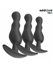 Addicted Toys - Set Di 3 Tappi Anali Modello 1 - Addicted Toys - Plug e Catene Anali | erosidea.com