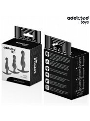 Addicted Toys - Set Di 3 Tappi Anali Modello 1 - Addicted Toys - Plug e Catene Anali | erosidea.com