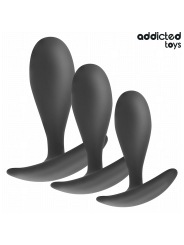 Addicted Toys - Set Di 3 Tappi Anali Modello 2 - Addicted Toys - Plug e Catene Anali | erosidea.com