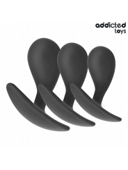 Addicted Toys - Set Di 3 Tappi Anali Modello 3 - Addicted Toys - Plug e Catene Anali | erosidea.com