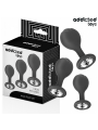 Addicted Toys - Set Di 3 Tappi Anali Con Gioiello - Addicted Toys - Plug e Catene Anali | erosidea.com