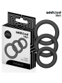 Addicted Toys - Set Di Anelli In Silicone Modello 1 - Addicted Toys - Guaine e Prolunghe | erosidea.com