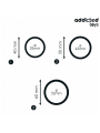 Addicted Toys - Set Di Anelli In Silicone Modello 2 - Addicted Toys - Guaine e Prolunghe | erosidea.com