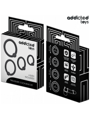 Addicted Toys - Set Di Anelli In Silicone A Pressione - Addicted Toys - Guaine e Prolunghe | erosidea.com