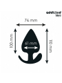 Addicted Toys - Tappo Anale Taglia Xxl 11 Cm - Addicted Toys - Plug e Catene Anali | erosidea.com