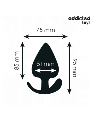 Addicted Toys - Tappo Anale Taglia Xl 9.5 Cm - Addicted Toys - Plug e Catene Anali | erosidea.com