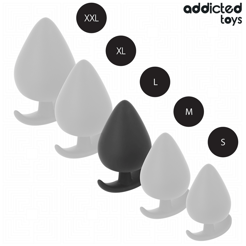 Addicted Toys - Tappo Anale Taglia L 8 Cm - Addicted Toys - Plug e Catene Anali | erosidea.com