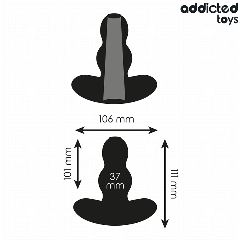 Addicted Toys - Tappo Anale Cavo Taglia L 111 Cm - Addicted Toys - Plug e Catene Anali | erosidea.com