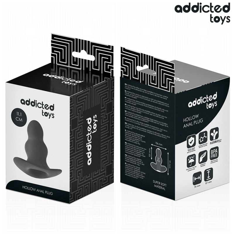 Addicted Toys - Tappo Anale Cavo Taglia L 111 Cm - Addicted Toys - Plug e Catene Anali | erosidea.com